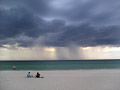 Ominous storm approaching Chelsea beach, 26-Feb-2012 (by Ian Fieggen)